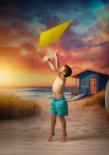 Sunset Surf Shack - With Sweep Option