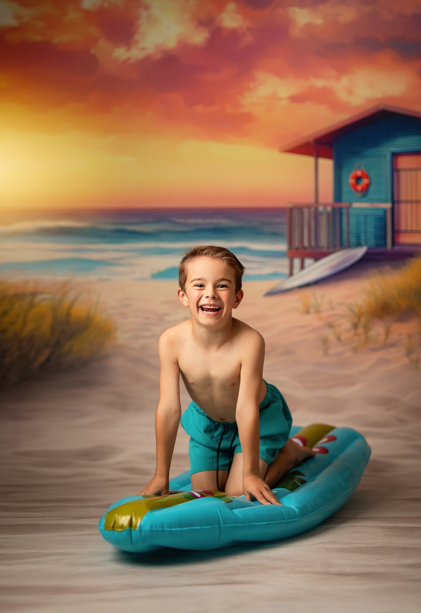 Sunset Surf Shack - With Sweep Option