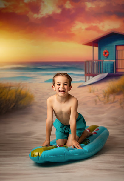 Sunset Surf Shack - With Sweep Option