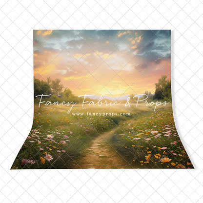 Wildflower Sunset Path  - With Sweep Option