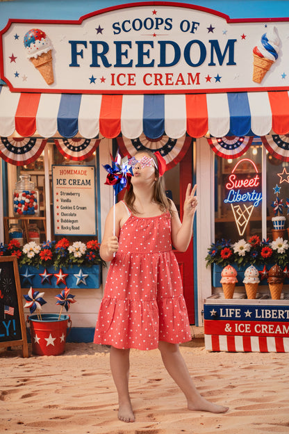 Sweet Liberty Ice Cream - With Sweep Option