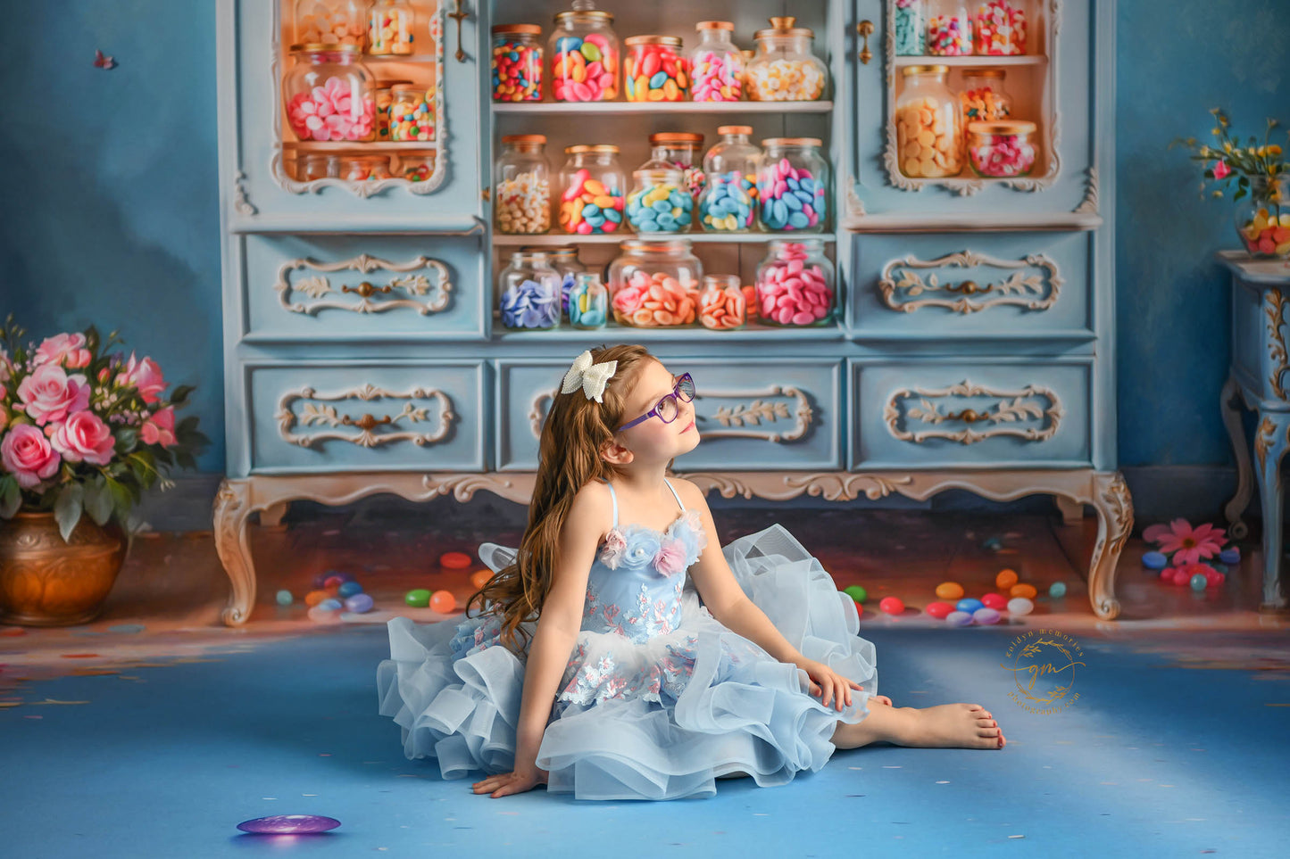 Sweet Stash - Blue Candy Floor - With Sweep Option