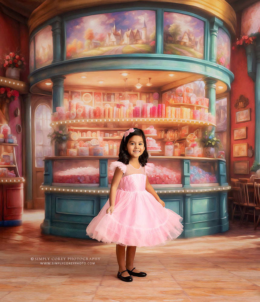 Sweet Tart Hearts with Tile Floor - With Sweep Option