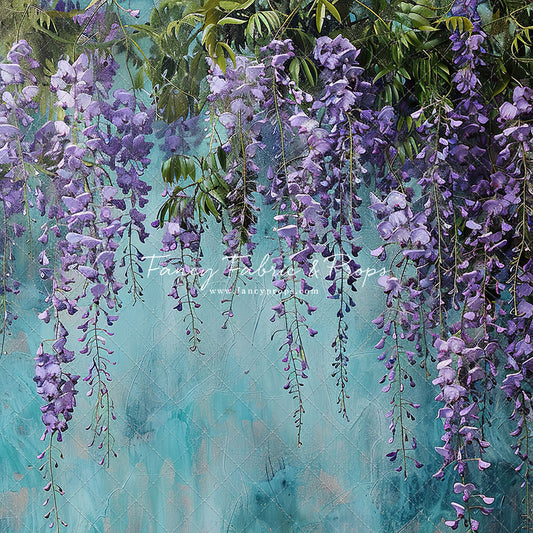 Painted Blue Wisteria