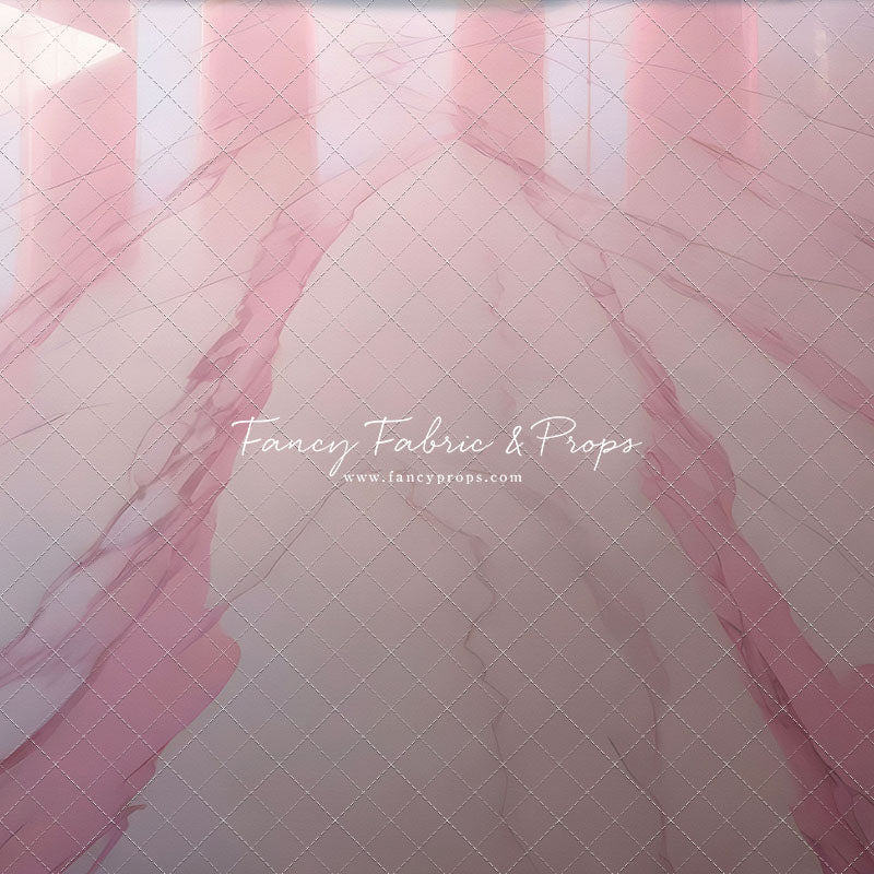 Pastel Pink Marble Mat Floor
