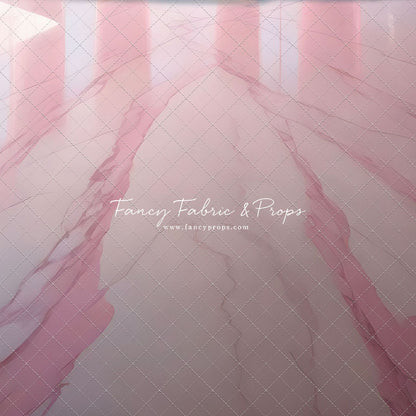 Pastel Pink Marble Mat Floor
