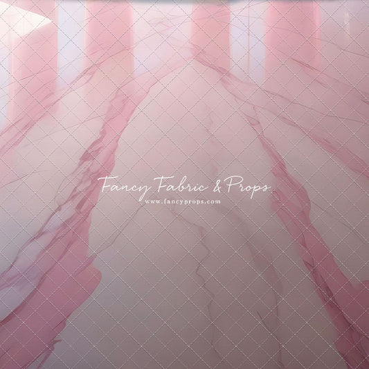 Pastel Pink Marble Mat Floor