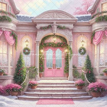 Rose Victorian Christmas - With Sweep Option