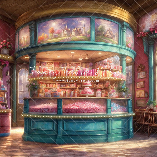 Sweet Tart Hearts with Candy Floor - With Sweep Option