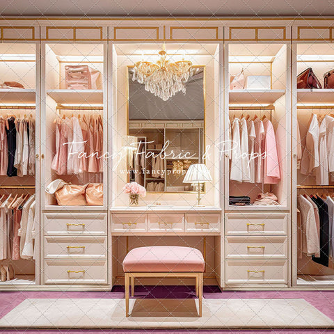 Boss Babe Closet - Pink Carpet - With Sweep Option