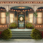Welcoming Glow Holiday Porch - with Sweep Option