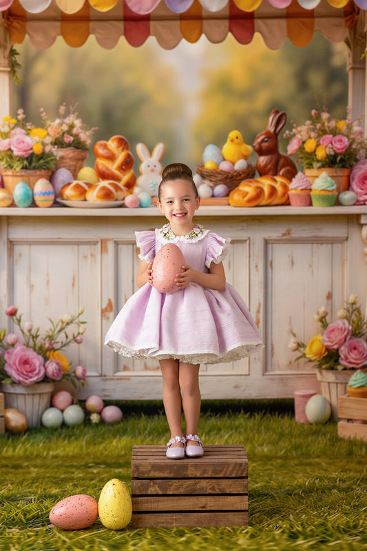 RTS Bunny Meadow Market - 9x15' Sweep - Value Luxe Fabric - Zoomed In (Looks bigger) - 60% Off