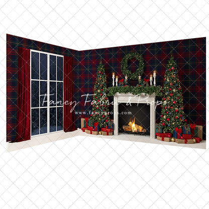 Tartan Traditional Mantle 2pc Room