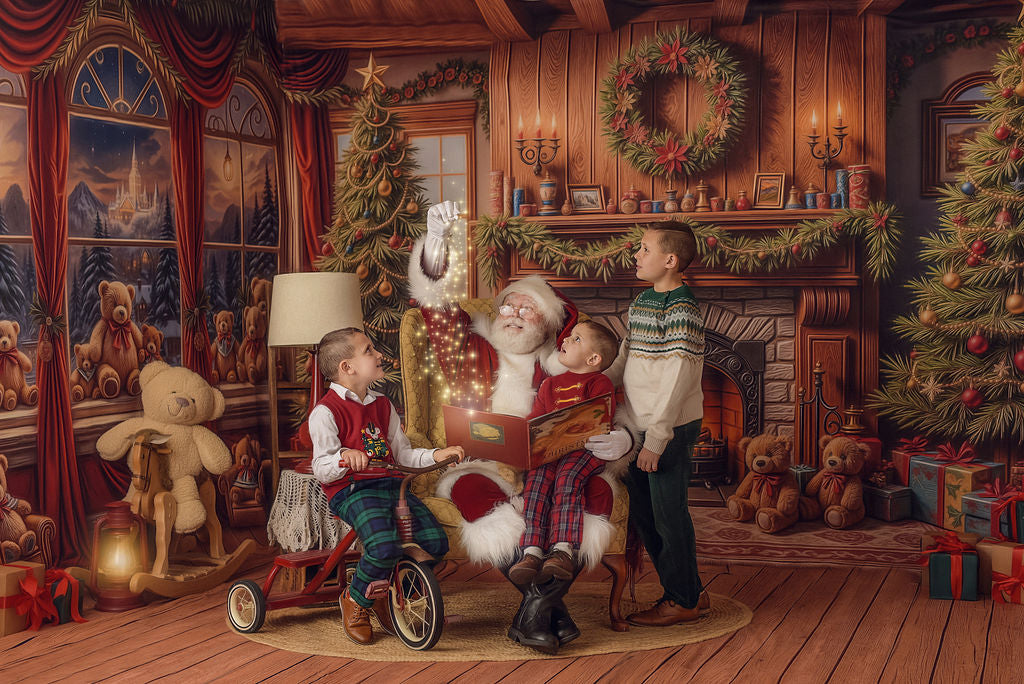 Teddy's Fireside Christmas - Room