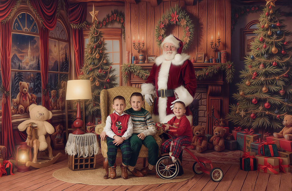 Teddy's Fireside Christmas - Room