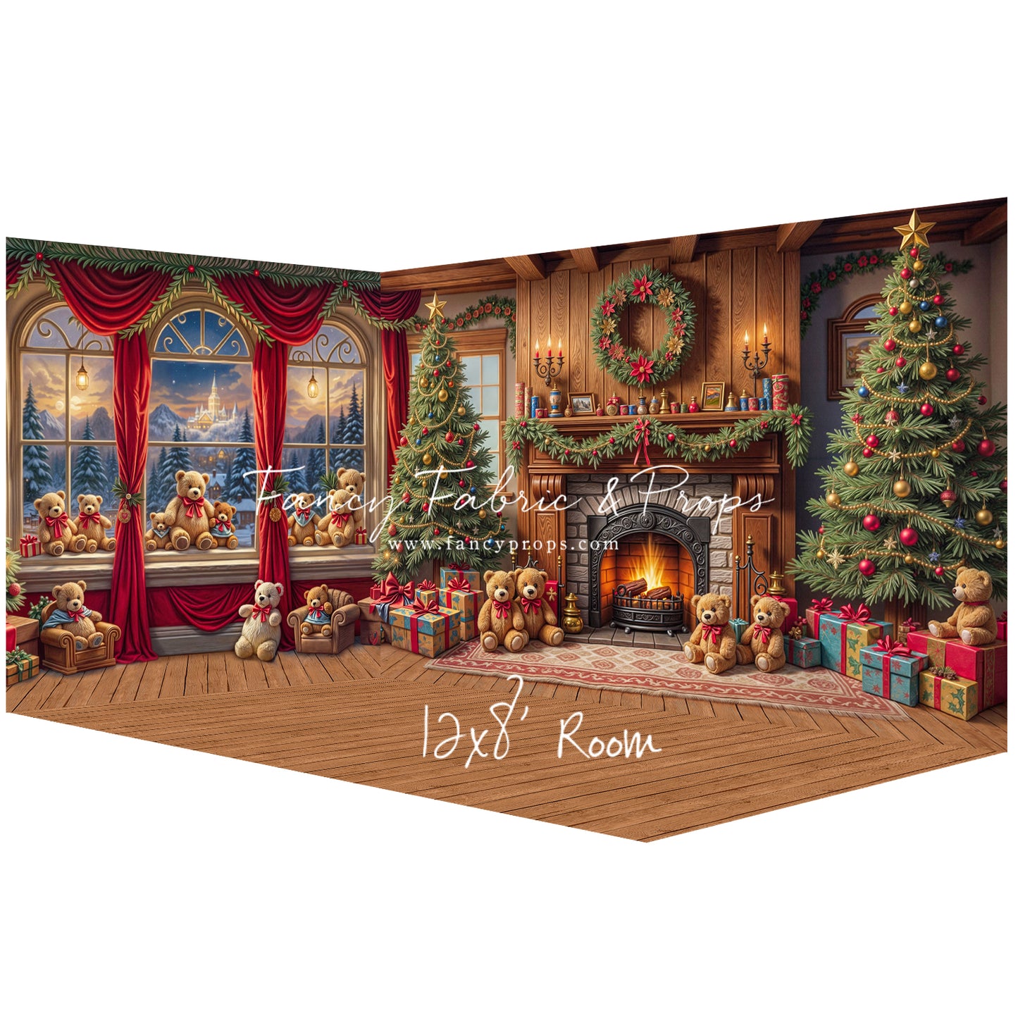 Teddy's Fireside Christmas - Room