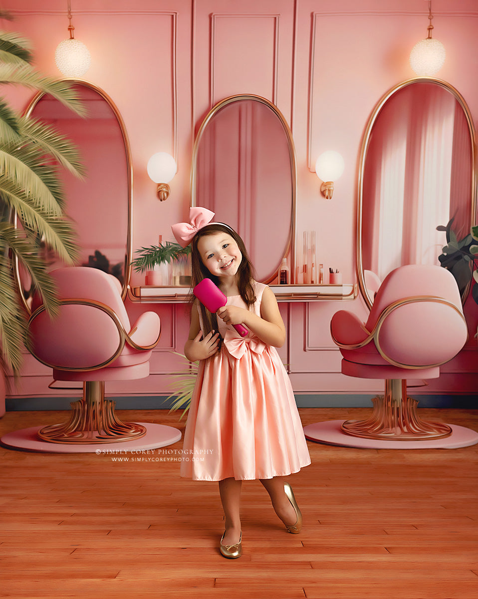 Teresa's Vanity - Wood Floor Option - With Sweep Option