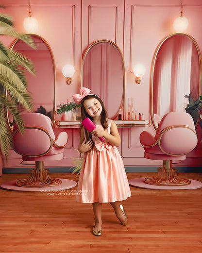 Teresa's Vanity - Wood Floor Option - With Sweep Option