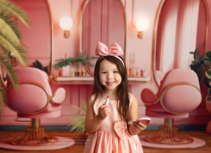 Teresa's Vanity - Wood Floor Option - With Sweep Option