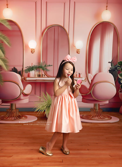 Teresa's Vanity - Wood Floor Option - With Sweep Option