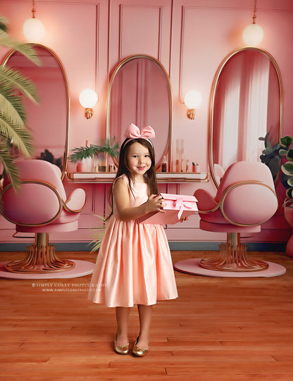 Teresa's Vanity - Wood Floor Option - With Sweep Option