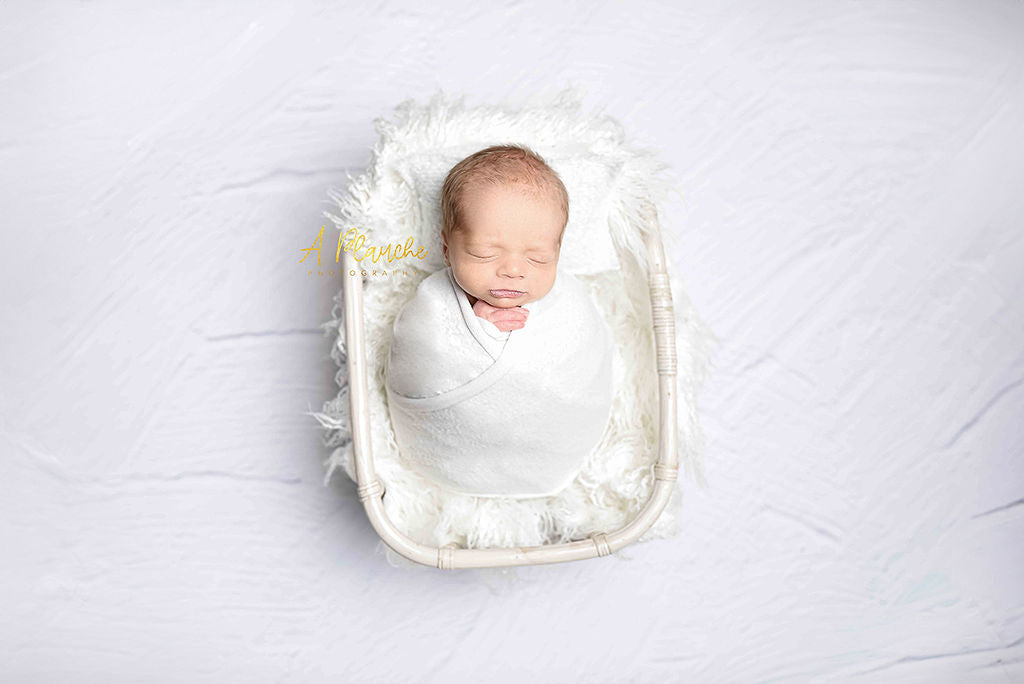 Textured White Wall - Petite