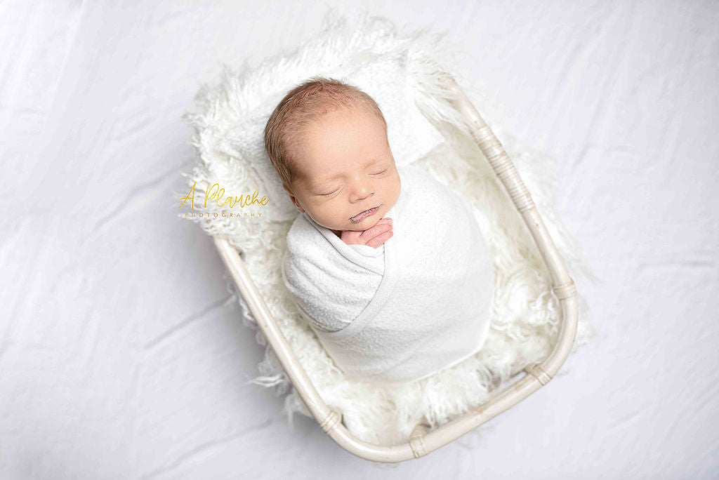 Textured White Wall - Petite