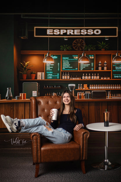 The Coffee Spot - White Floor Version - With Sweep Option