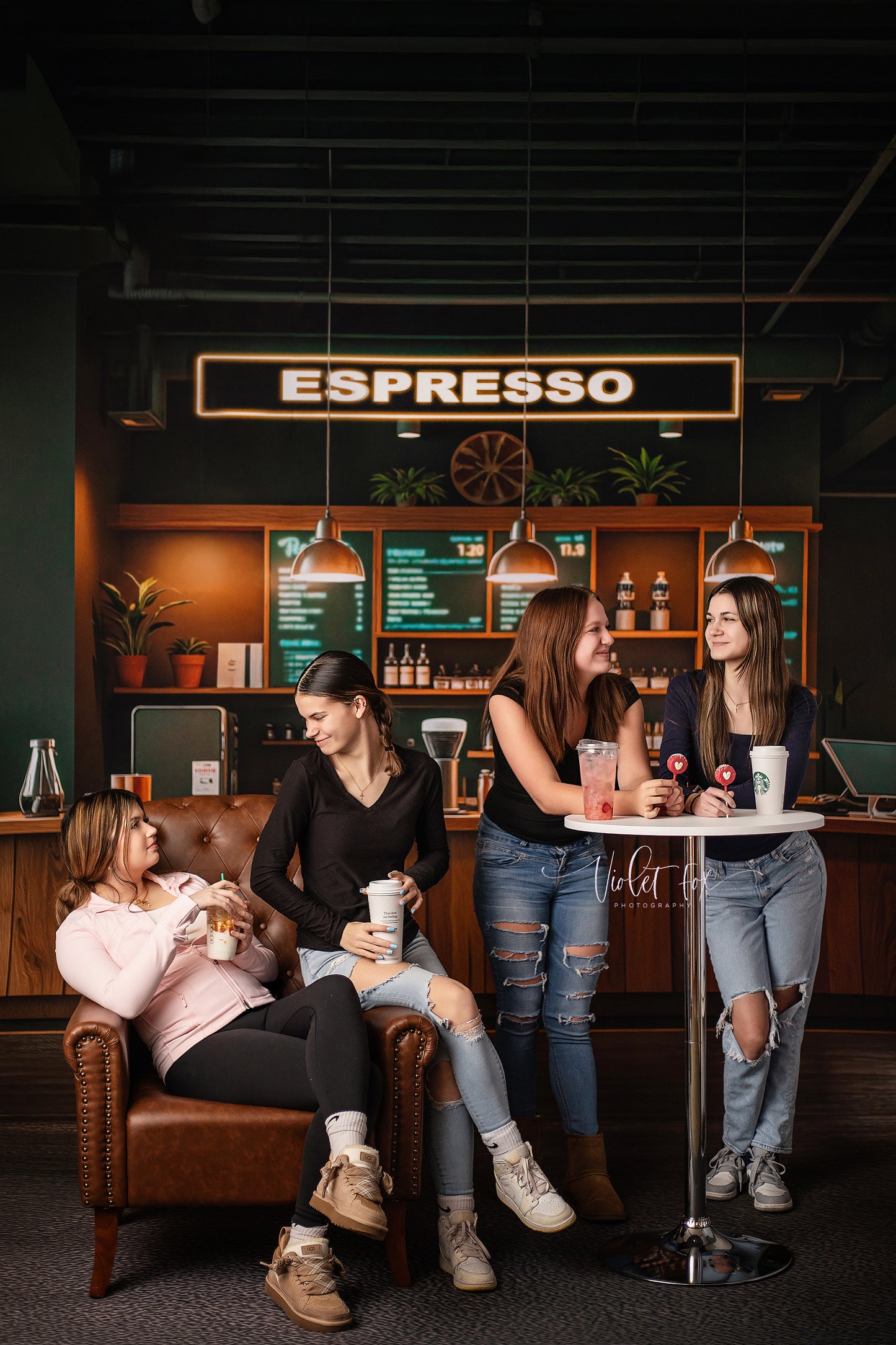 The Coffee Spot - White Floor Version - With Sweep Option