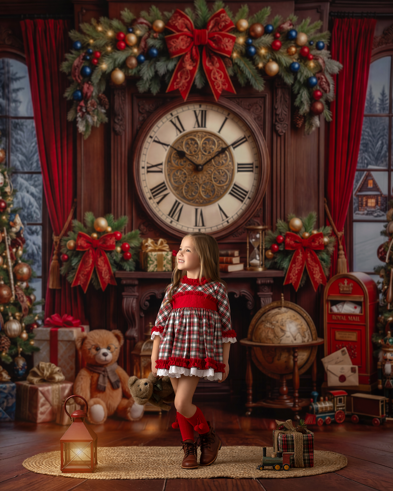 The Grand Christmas Clock - with Sweep Option