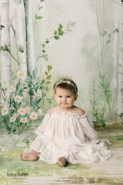 Painted Birch Forest - With Sweep Option