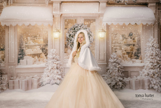 RTS Winter Wonderland Boutique - 12x8'/8x8 2pc ROOM- Wrinkle-Free Fabric - Banding - 60% Off