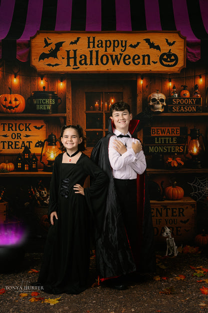 Haunted Harvest Stand - with Sweep Option