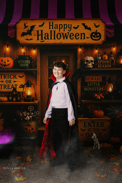 Haunted Harvest Stand - with Sweep Option