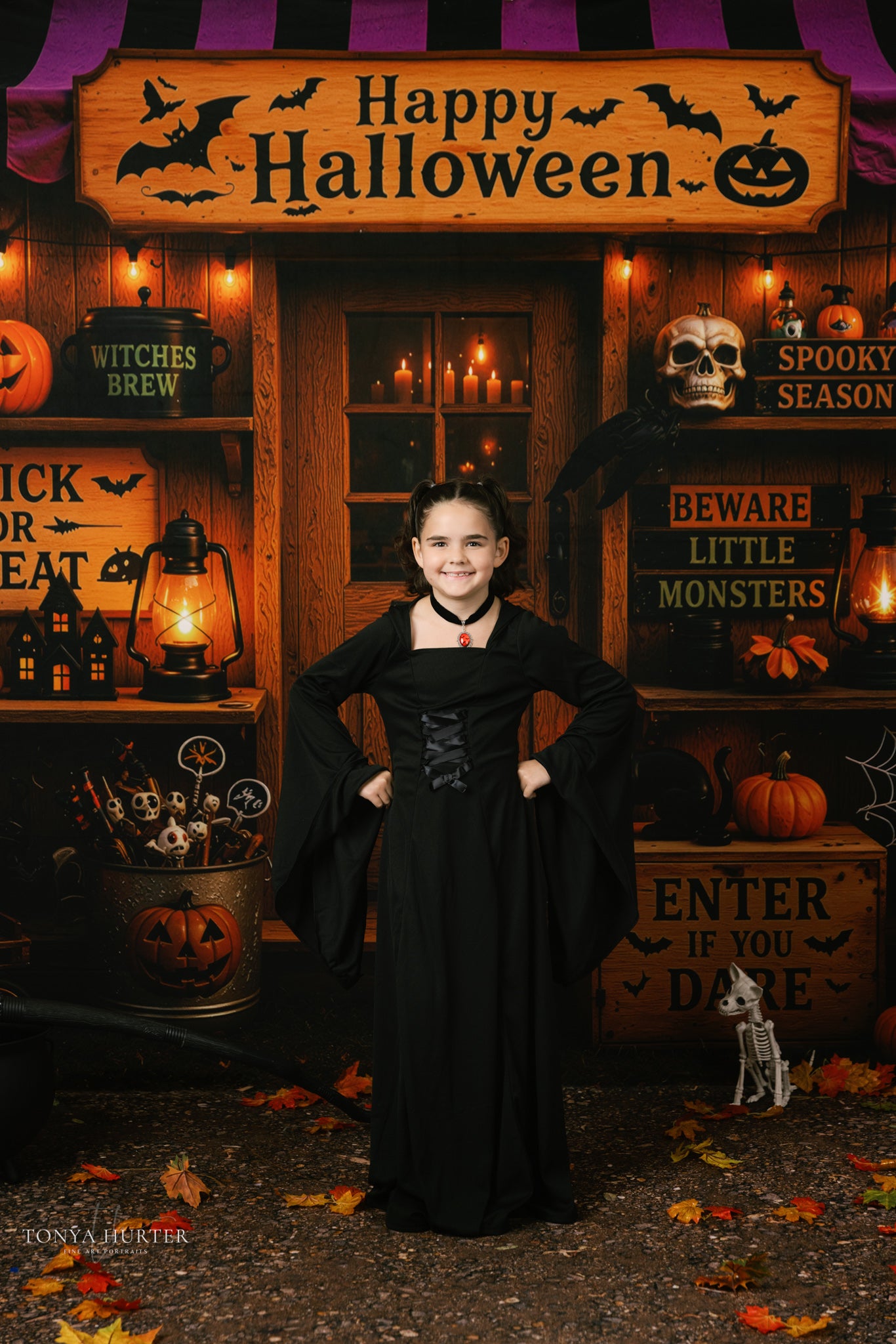Haunted Harvest Stand - with Sweep Option