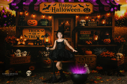 Haunted Harvest Stand - with Sweep Option