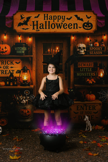 Haunted Harvest Stand - with Sweep Option