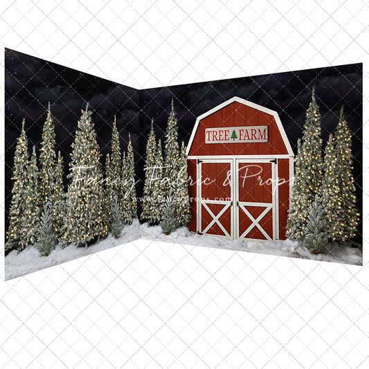 Tree Farm Barn 2pc Mini Room