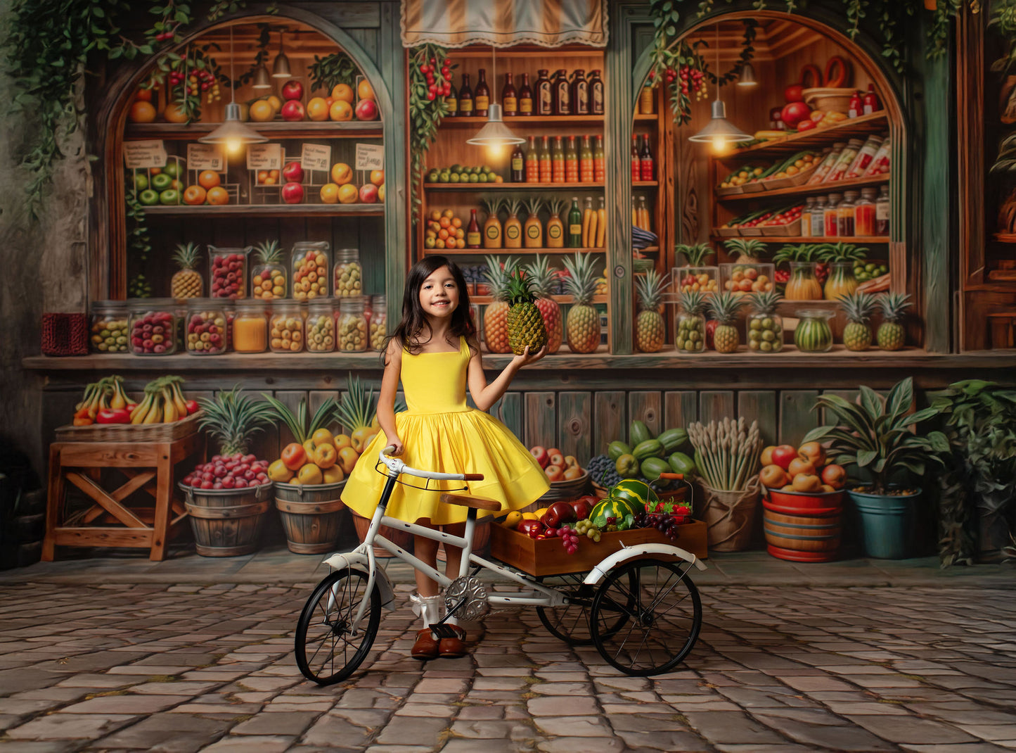 Fruit Market Cobblestone - Mat Floor