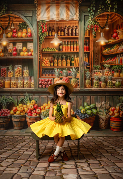 Fruit Market Cobblestone - Mat Floor