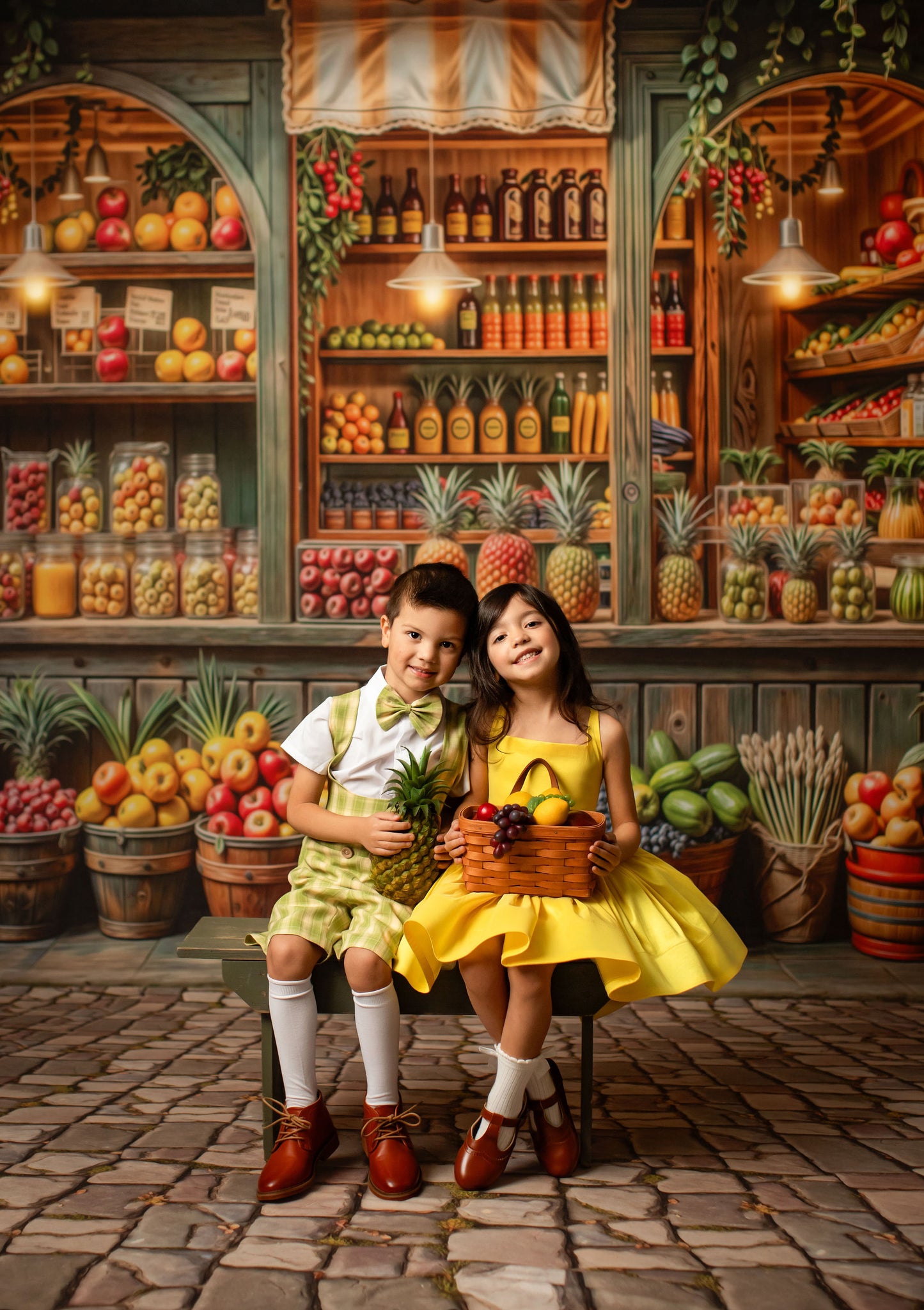 Fruit Market Cobblestone - Floor