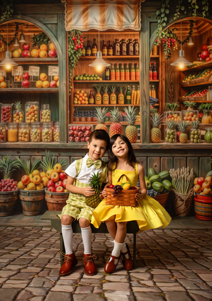 Fruit Market Cobblestone - Floor