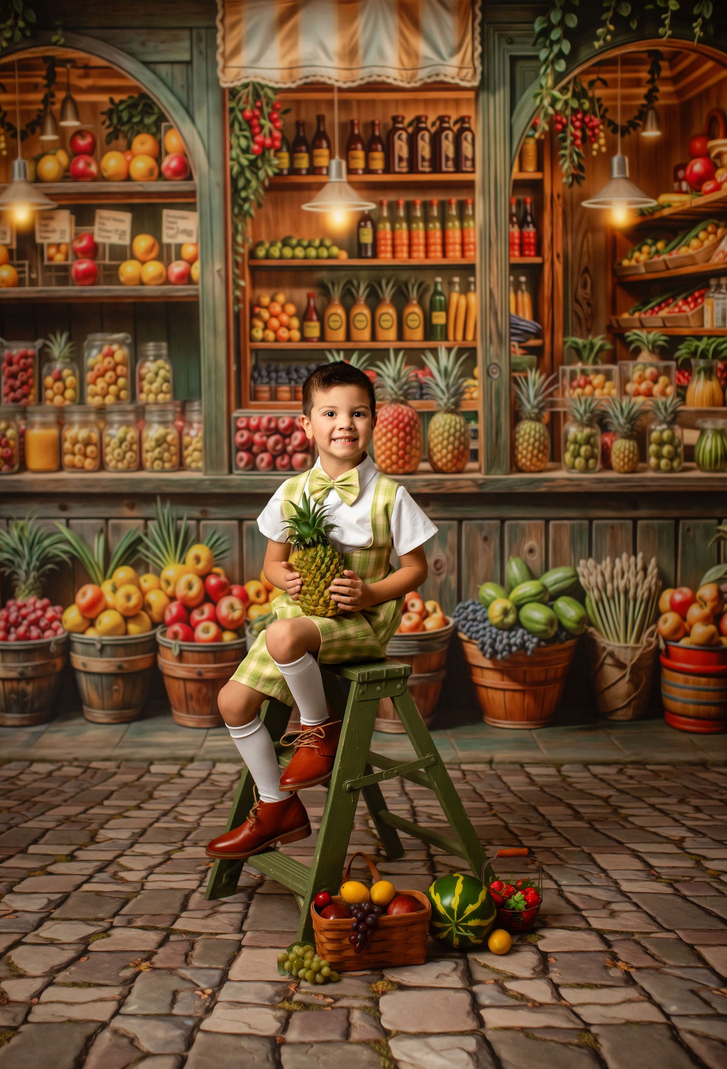 Fruit Market Cobblestone - Floor