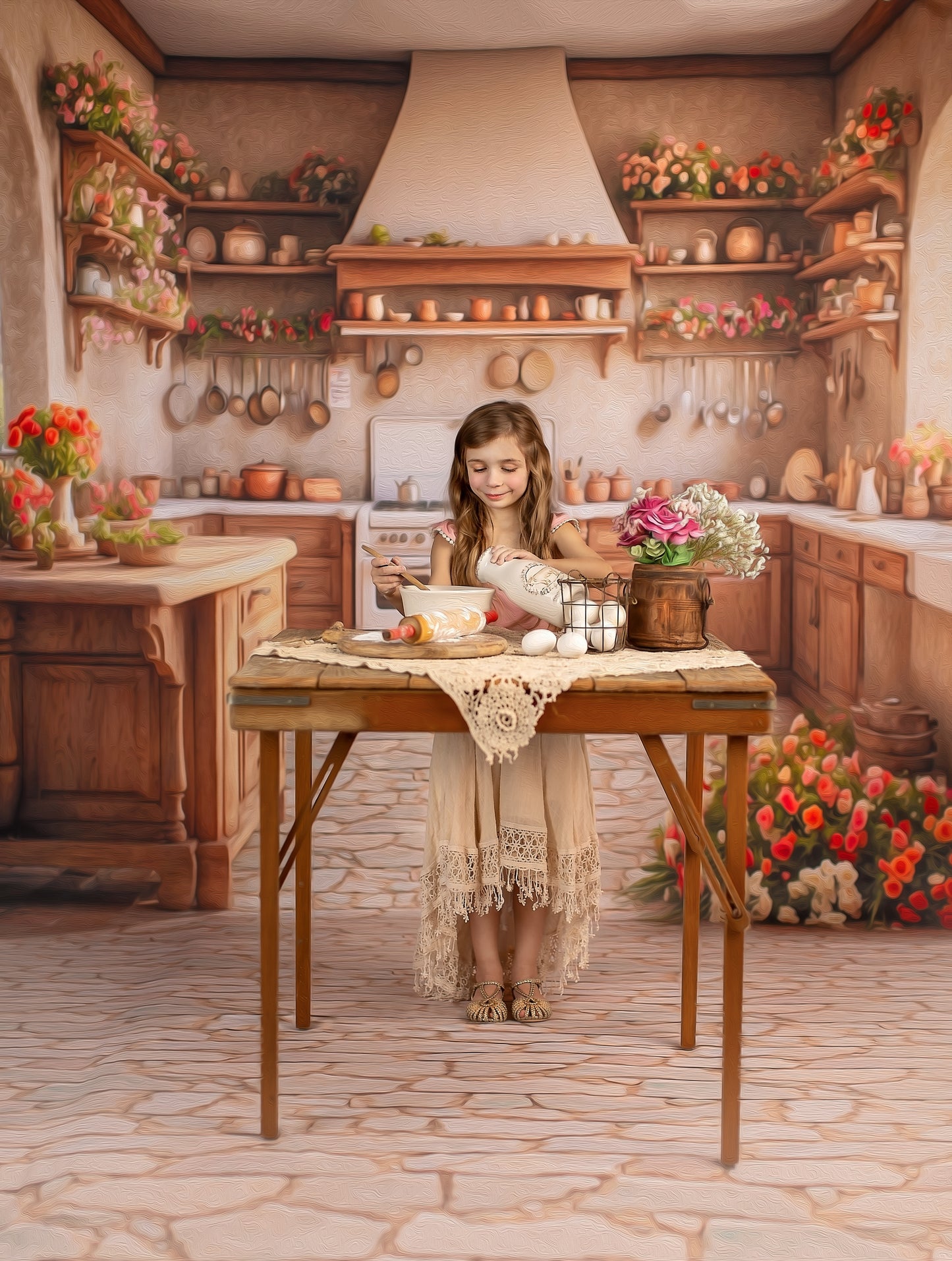 Tuscan Kitchen- With Sweep Option