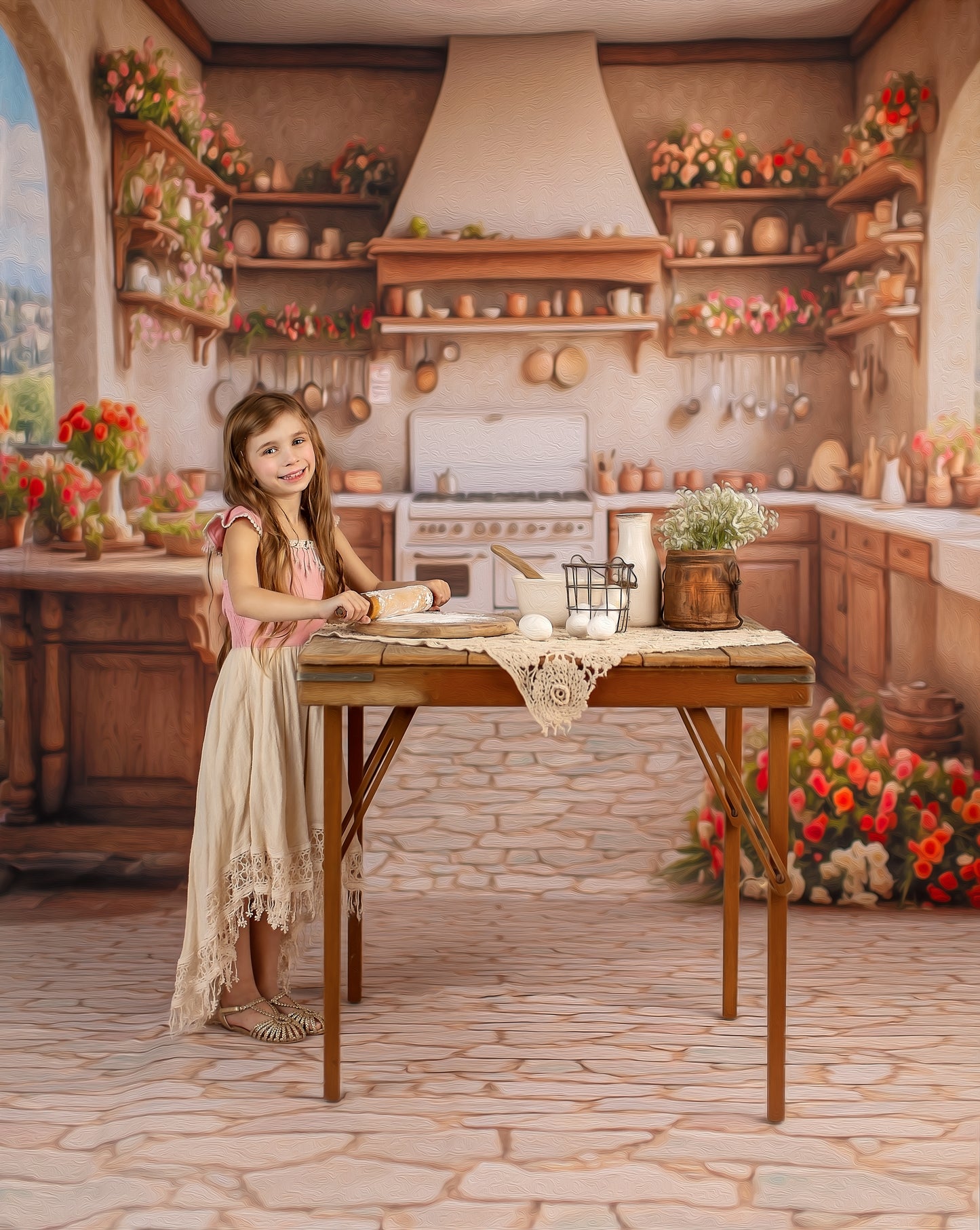 Tuscan Kitchen- With Sweep Option