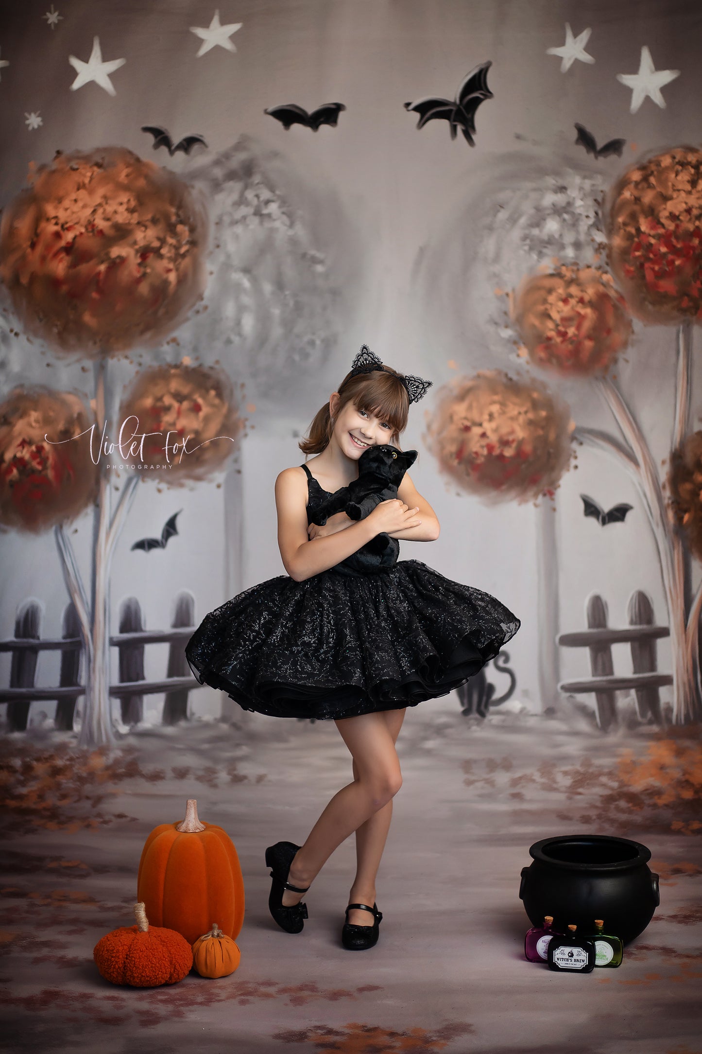 Starlit Halloween Grove - With Sweep Option