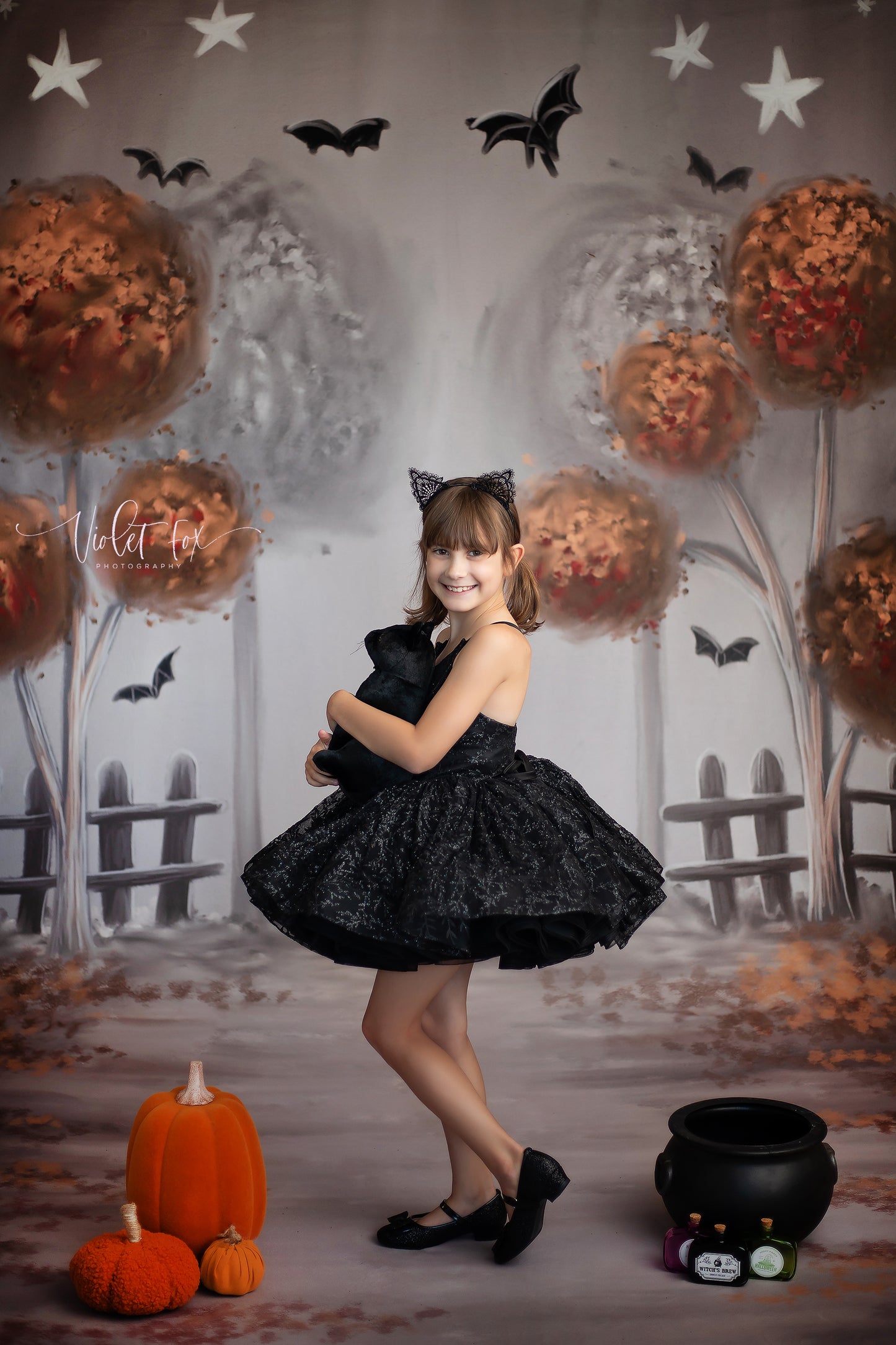 Starlit Halloween Grove - With Sweep Option