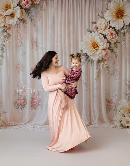 Draping Botanicals - With Sweep Option
