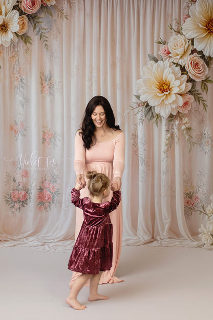 Draping Botanicals - With Sweep Option