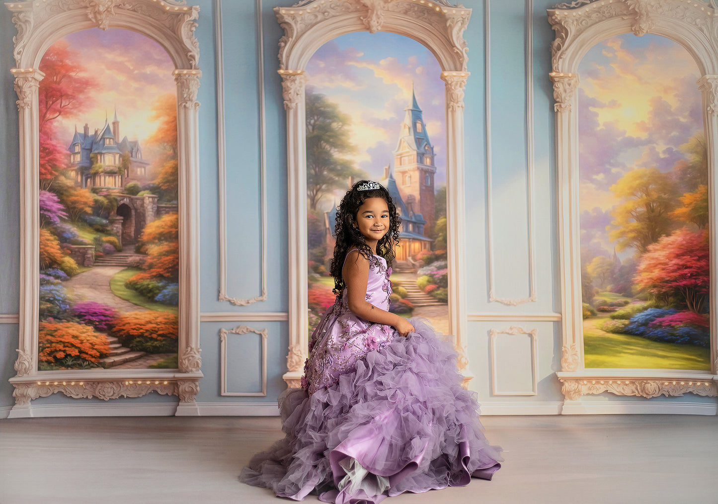 Royal Victorian Wainscoting Wall - With Sweep Option